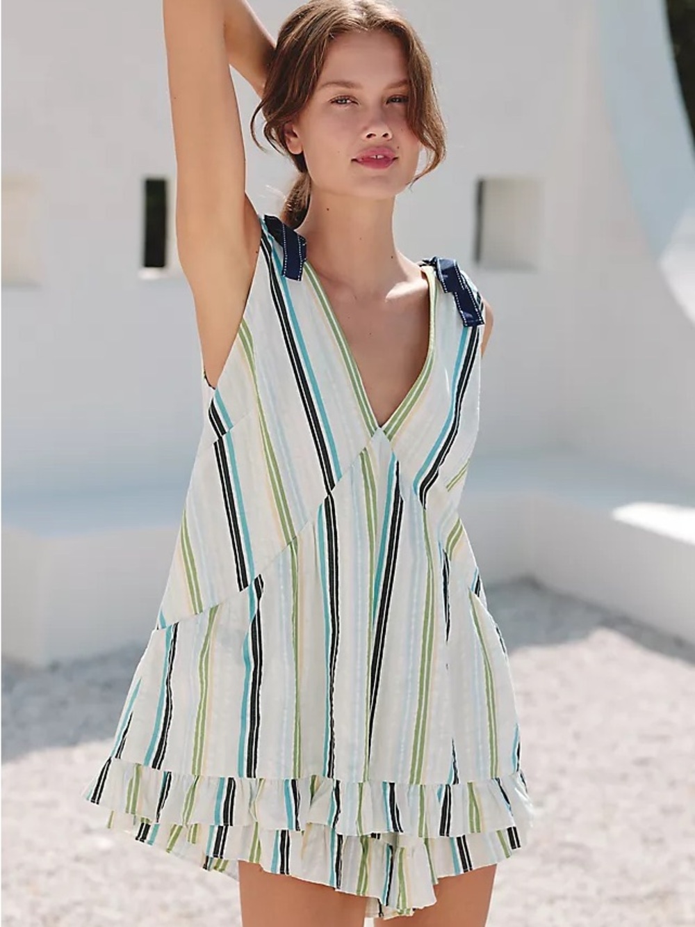Celandine 100% Cotton Flouncy Romper NWT SIZE S